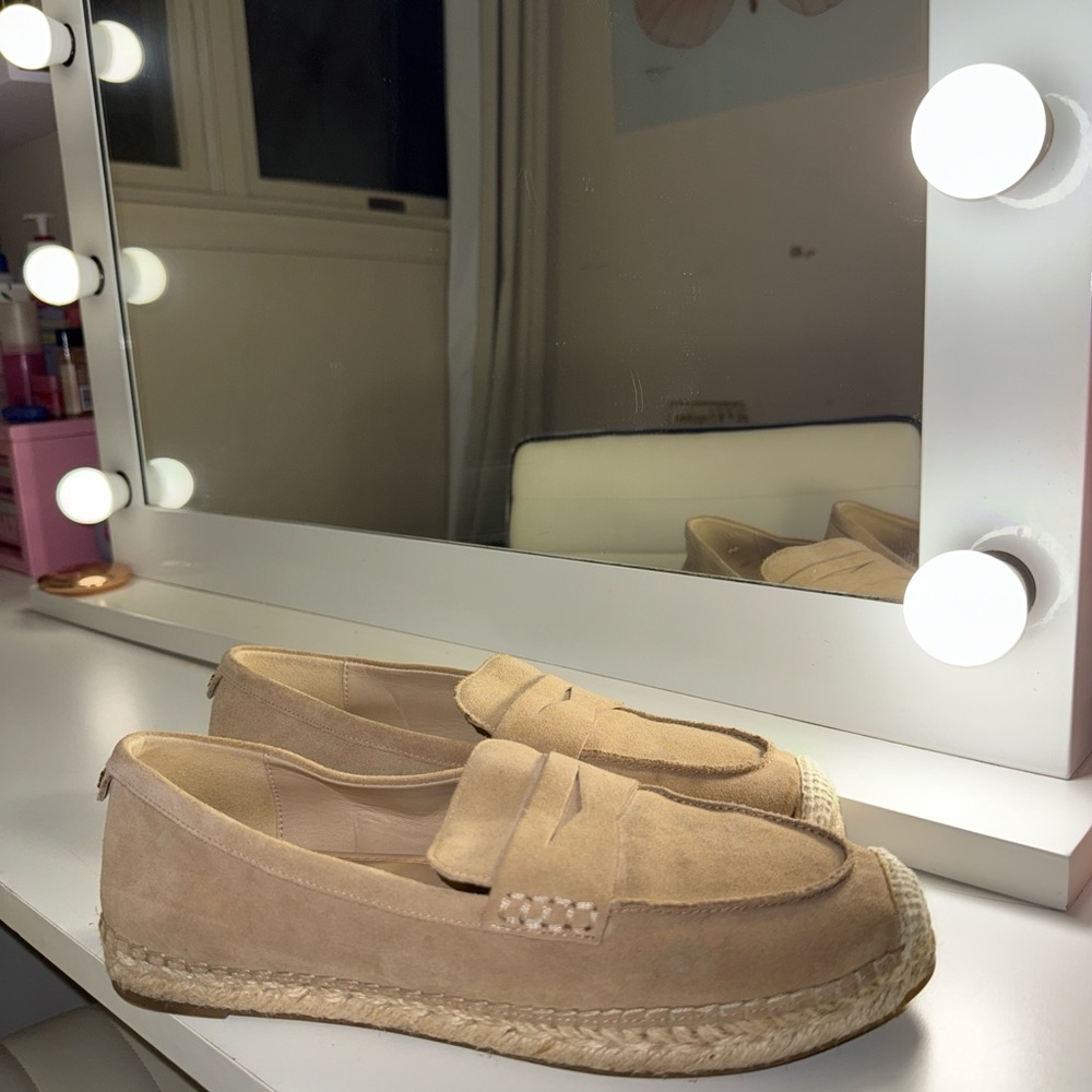 Sam Edelman Women's Tan Espadrille Loafers